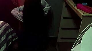 Hot Student Kneels for Step Daddy's Blowjob Then Doggystyle Missionary Pounding