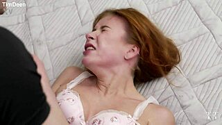that redhead bitch needed my monster cock to slap her face humiliate creampie her sloppy