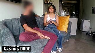 Amateur Latina College Babe Skips Class for American Pussy Railing