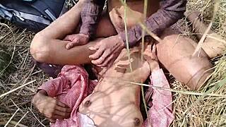 innocent desi college girl wanders forest for secret black cock creampie