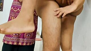 rahul sneaks friends wife and his wife home for wild dorm threesome pounding