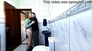 step-niece bathroom rub turns into ripped clothes dryhump fingering