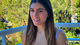 idaho's aubry babcock 18+ big tits teen banged hard outdoors then indoors group style
