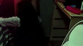 Hot Student Kneels for Step Daddy's Blowjob Then Doggystyle Missionary Pounding