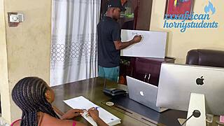 my privte lesson w teacher endd up hardcore pussy pounding moanning!!