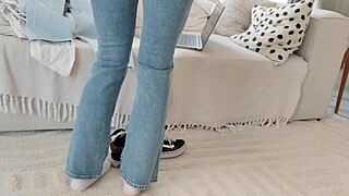 Stepfather tears stepdaughter's ass for college dropout stunt