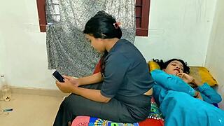 Sisters-in-law and wife bed threesome rough pounding dirty talk creampies everywhere.