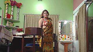 Desi Russian bhabhi takes gangbang from all friends roughly