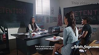 whoa students caught banging on sex tape 😱 teacher punishes petite brunettes live with small natural tits narrow asses voyeur style 🔥👀