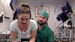 Freshman Kendra Heart's Natural Tits Shake From Hitachi Wand Orgasms In Doctor Tampa Exam