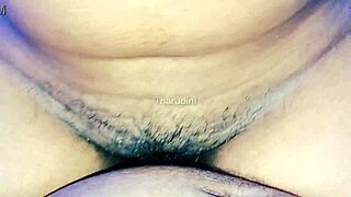 desi indian wife rides hubbys cock doggystyle pussy gaping wet