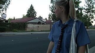 Teen Snow Bunny Picked Up Off The Street
