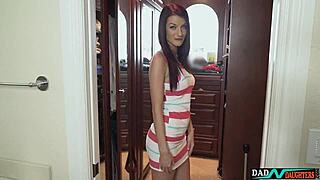 i cant resist jeni juice stepdad ripping skimpy outfits for creampie ride