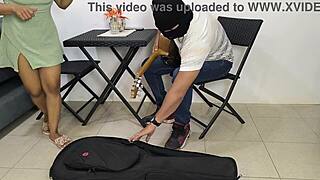 Perverted musician seduces student during guitar lesson