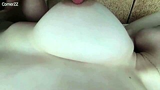 Hard anal for a girl with big natural tits pov