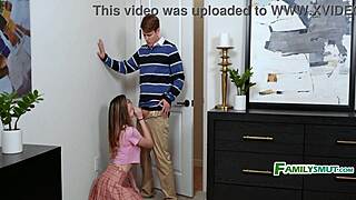 Nerdy step sis wants to help me in moment of need
