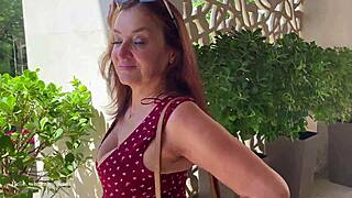Friends mom buys sneakers then gets fucked