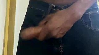 big dick college teen jerks in public