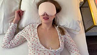 Stepmother Awakens To Hard Cock Deep In Mouth Secretly