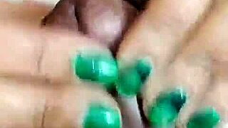sexy babes stroke big cocks for huge cumshots