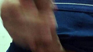 Brazilian student gives handjob to boss
