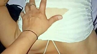 Colombian roommate gets filled on her tits