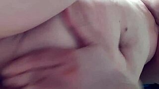 Mature Horny Mommy Fingers Her Pussy
