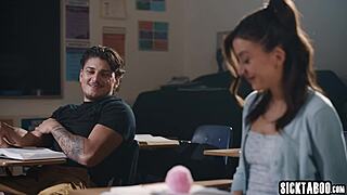Sexy Latina Student Gets Fucked In Classroom