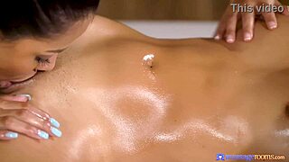 Two Oiled Latinas Enjoy Massage