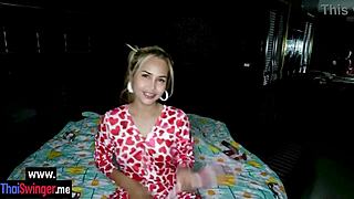 Sexy big ass asian teen masturbates then fucks her tight pussy