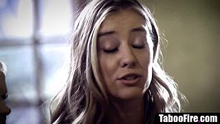 naughty lesbo teens banged hard by counselor 😈