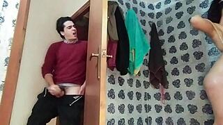 Stepsis wants bathroom sex bent over in shower