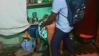 Indian Student Enjoys Sex Session With Aunty At Home