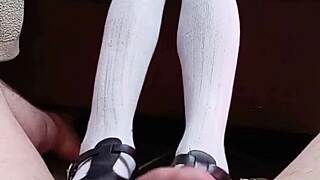 White Teacher Got Shoe Job For Increased Grades By His Black Student Hot Foot Porn Series