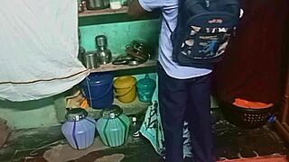 Indian Student Enjoys Sex Session With Aunty At Home