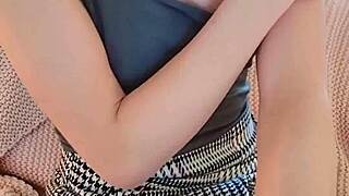 Tiny asian teen roleplays as librarian making you fuck her
