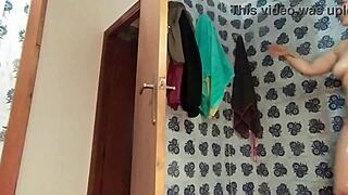 Stepsis wants bathroom sex bent over in shower