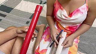 Indian college girl gets tutor creampie