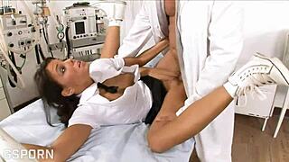 sexy student teen addicted to deep anal by doctor