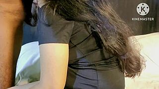 Desi amature mom mouth fuck before getting down to her pusssy