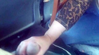 Public bus blowjob and flashing tits and big ass