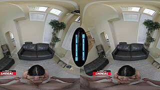 I feel so excited as you pound my big tits making me a star in lethal vr