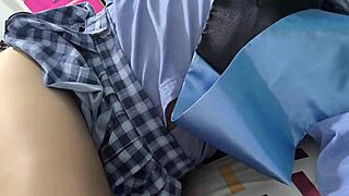 Mature Student Touches Vagina After Degree