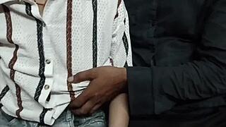 college ke liye ayi sali ko choda