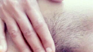Thin college student testing her before freshup