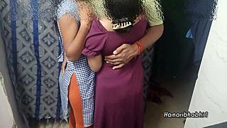 Indian Chubby Bhabhi And College Girl Threesome Sex