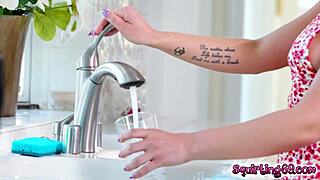 Lesbian milfs zoey and christy squirt