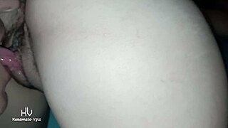 step daddy licks my hairy pussy until orgasm hits