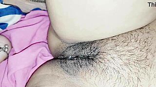 indian newly married couple make love in midnight