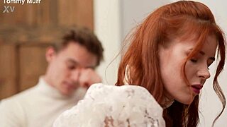 a piano lesson ended in passionate sex with a creampie in the pussy